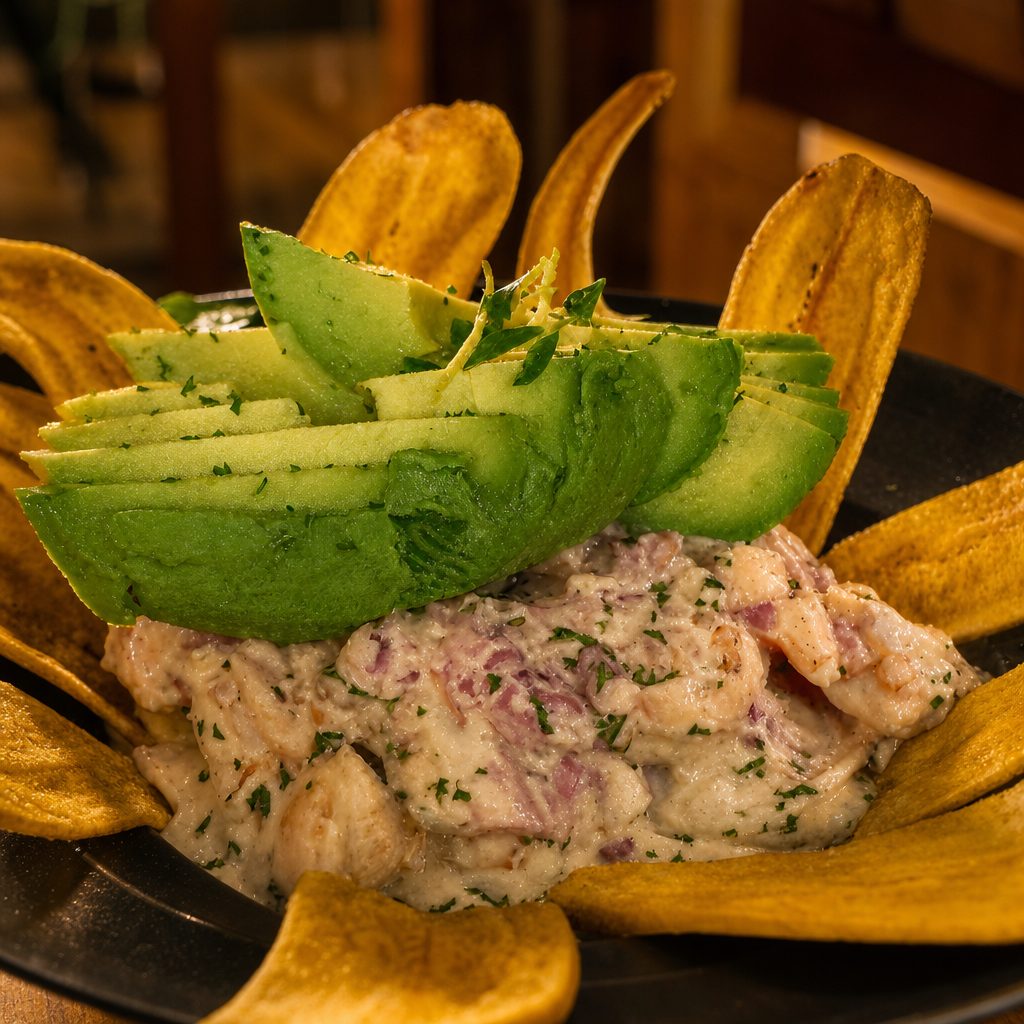 Shrimp Mango Ceviche.
