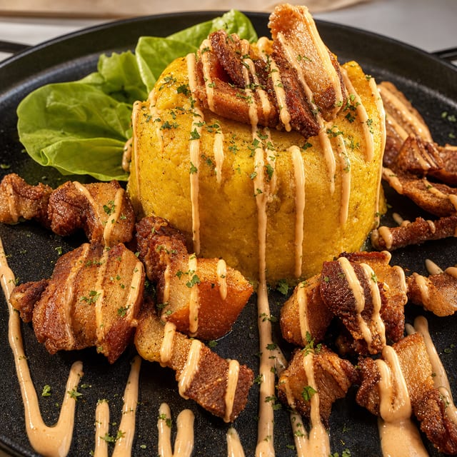Mofongo De Chicharron.