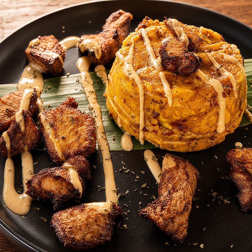 Mofongo Carnita Frita.
