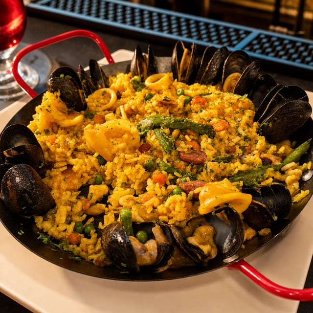 Seafood Paella.